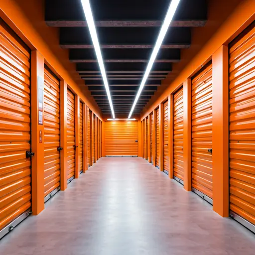 Corredor do Guarda Espaço com boxes modernos e seguros
